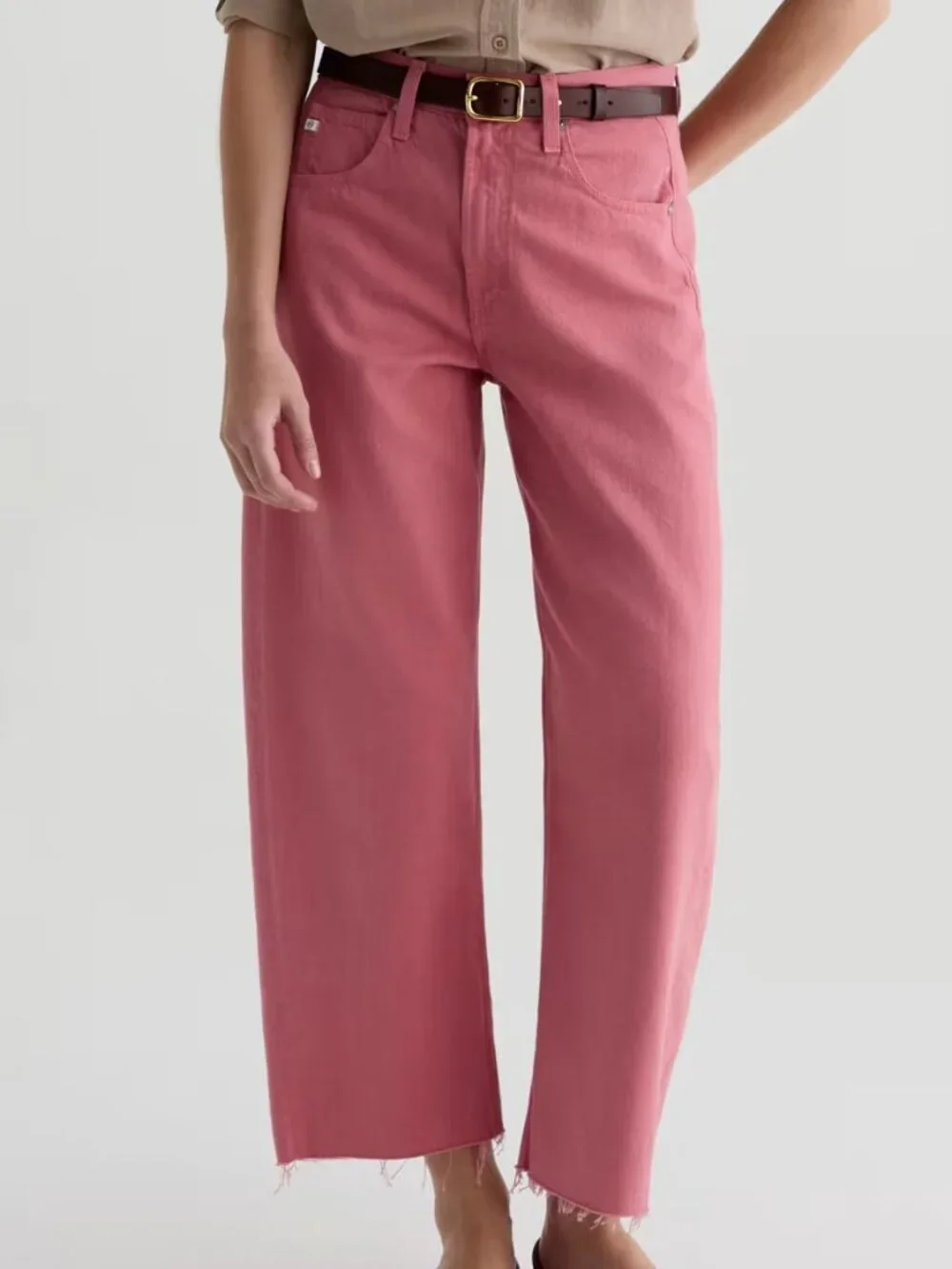 AG Hattie Crop High-Rise Barrel 24